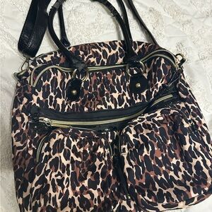 Leopard Print Tote Bag Betsy Johnson